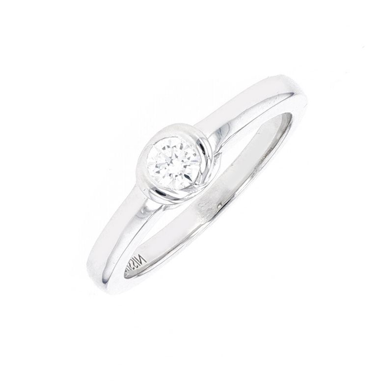 Bague signée MAUBOUSSIN diamant 0.18 carat Comme neuf -  reconditionné disponible sur Gemme Les Bijoux